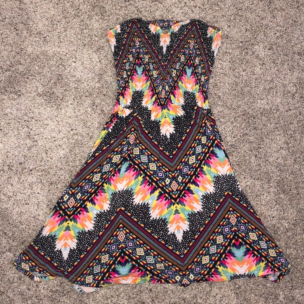 Ocean Drive Clothing Co. Colorful Summer Dress (S)